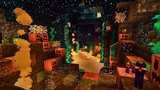 Spooky Halloween Minecraft Ambience With C418 Tunes (2 hours)