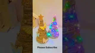 Christmas Tree diy|Christmas jute tree diy|christmas decor idea #diy #ytshorts #viralvideo #ytshort