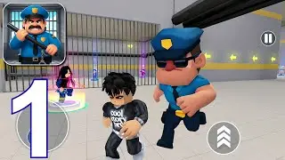 Obby Prison Escape Game - Full Gameplay Walkthrough Part 1 - Police Prison Escape (Android, iOS)