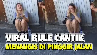 Beautiful Foreigner in Bali Cries on the Sidewalk After Being Mugged, Phone and Passport Stolen