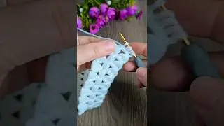Super easy Tunisian crochet headband, bag handle, etc. #knitting #crochet #reels #short #viralshorts