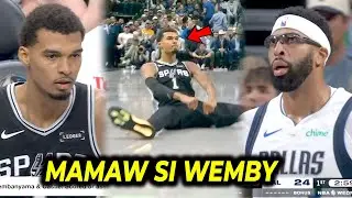 OH MY GOD WEMBY! Nag-flex pa kay Anthony Davis, MVP season ng Alien! | 40 PTS, 15 REB, 3 BLK!