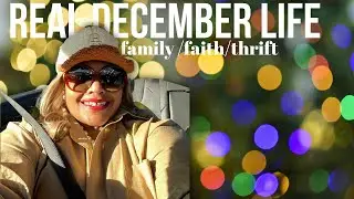 End of December Vlog| Faith, Christmas Lights, Thrifting & Aldi Grocery Haul