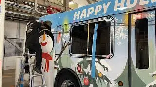 The MDOT MTA Holiday Bus comes together