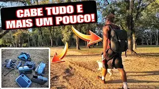 MOCHILA que uso para TRANSPORTAR meus DRONES - K&F CONCEPT!