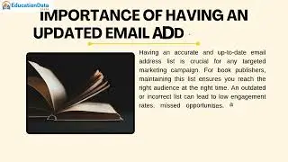 Comprehensive Book Publishers Email Address List for Targeted Marketing