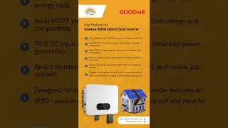 Empower Your Energy with the GoodWe 10KW Hybrid Solar Inverter | Energy Alternatives