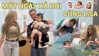 Một ngày xả hơi cùng con: Chơi nhà bóng, bơi thủy liệu vui quá xá | Fansie Family