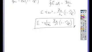 Video 24.5: Gauss' Law with Spherical Symmetry
