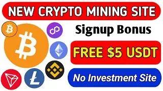 New Free Bitcoin Cloud Mining Site 2023 || Best Free Crypto Mining Site || No investment Mining Site