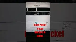 Adding Line Card in Router | Cisco Packet Tracer 