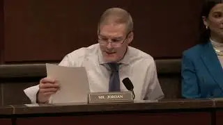 Chairman Jordan&rsquo;s Questioning at Hearing on Oversight of Washington, D.C.