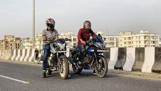 Pulsar Ns200 Bs6 vs Pulsar 220 Bs4 Race