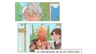 about mydei's hair (hsr phaidei comic)