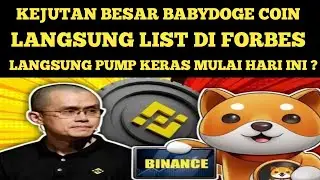 SALDO BABYDOGE AMAN DARI HOTBIT !! BABYDOGE LANGUNG PUMP SETELAH LISTING DI FORBES !! AUTO KILL ZERO