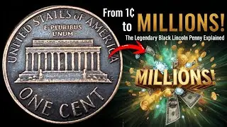 From 1¢ to MILLIONS! The Legendary Black Lincoln Penny Explained!