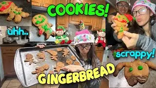 MAKING GINGERBREAD MAN COOKIES FROM SCRATCH!1 with pookie :)