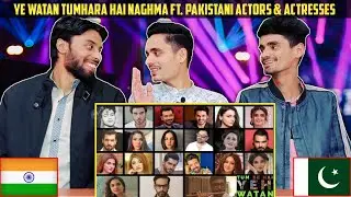 Indian Reaction On Ye Watan Tumhara Hai | Shany ft Pakistani Actors and Actresses | OP Bros Reaction
