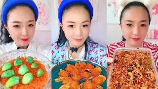Satisfying Eating Sounds with Colorful ASMR Crunchy Mukbang Compilation #145