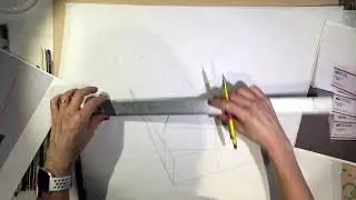Drawing Three Stacked Boxes in Perspective
