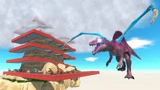 ESCAPE FROM ALIEN SPINOSAURUS #11 - Animal Revolt Battle Simulator - ARBS