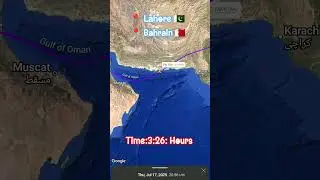 📍 Pakistan 📍 to 📍 Bahrain 📍 flight ✈️ Route ✈️🌍#flight #trending #viral #shorts #foryou #fyp #yt