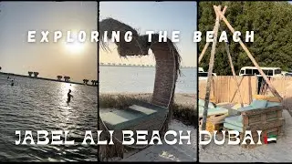 JABEL ALI BEACH DUBAI 🇦🇪 | WALKING TOUR | 4K