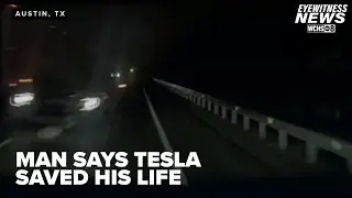 Driver says Tesla FSD saved his life