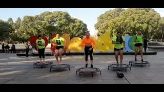 CoreografiaBombon Daddy yankee ×el alfa× lil jon/jump/jumping//JUMPVANS CON ANDRE/iron ladys Fitness