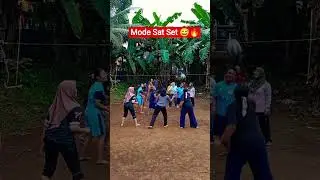Adu Setter Paling Panas 🔥😅😅 #volleyball #volimini #ibuibu #shrots