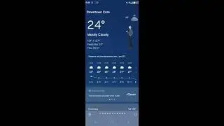 Samsung weather animation according to the luma ai normal weather and rare weather #samsung #weather