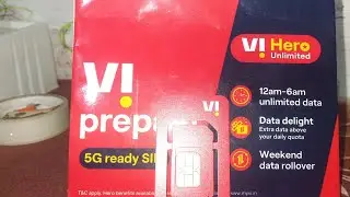 Vi prepaid 5g ready sim | Unboxing of my new Vi sim|@Technicalaspirant4 #port to vi #jio #technology