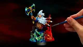 Lets Paint White Dwarf Grombrindal 500 in Warhammer Quest Cursed City theme | Wip Hobbies