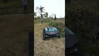 GPS Lawn Mower in Real Use | Koham Robot Handles Slopes & Obstacles