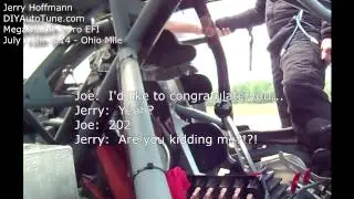 DIYAutoTune's MS3-Pro powered Land Speed Car bumps the F/BGC record to 202mph!