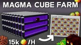 Minecraft BEST Magma Cube Farm - Magma Blocks Farm - 15k Magma Cream Per Hour