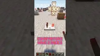 The BASICS of how to use COMPARATORS and SUBTRACTORS! | Redstone with PsiVolt #minecraft #redstone