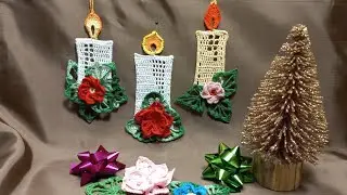 Decorazioni natalizie all'uncinetto. Tutorial