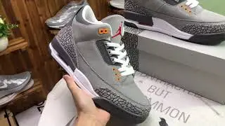 Up Close With The Air Jordan 3 2021 Retro Silver/Light Graphite-Orange Peel-Sport Red CT8532 012
