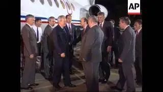 Russia - Milosevic Arrives In Moscow