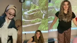 Waseem very funny tik tok live with resham 