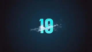 Cyberpunk Neon Countting Video Animation | Number video Clip