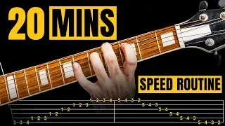 20m Guitar Workout (Get FASTER Fingers)