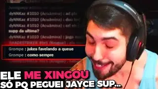 ELE ME XINGOU SÓ PQ PEGUEI JAYCE SUPORTE! | CORTES DO JUKES