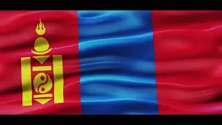 Mongolia Flag Animated / Флаг Монголии Анимированный