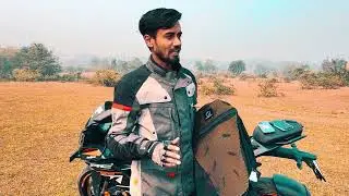 RYNOX STEALTH EVO 3 jacket - Motorcycle touring jacket with GREY, Demanding M Size☠️❤️ ₹13450 only