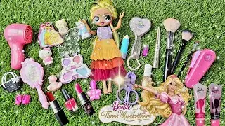 Mini Doll Beauty Makeup Set 💄 | Hair Dryer, Brushes & Accessories Fun