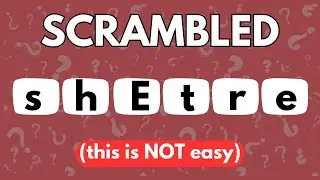 DIFFICULT Bible Guessing Game! Guess the Scrambled Bible Book!