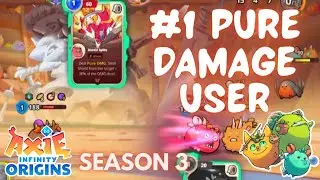 #1 Pure Damage User with Sturdy Fighter - Beetle Spike Meta | Axie Infinity Origins Latest Update