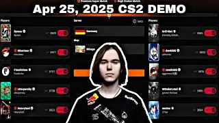 donk plays Mirage 25-16 FACEIT 4000 ELO rating 1.56 (FACEIT 2.0)&lrm; Apr 25, 2025 CS2 DEMO